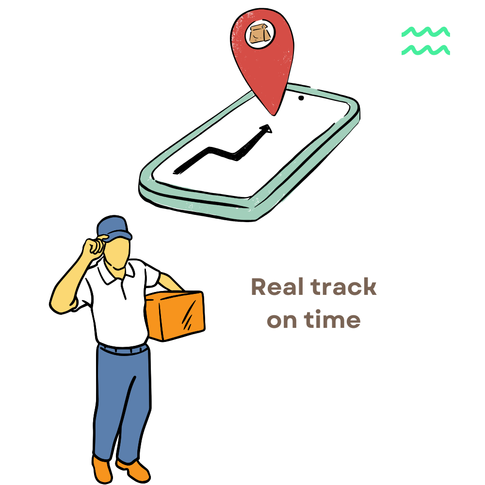 Real time tracking- courier service